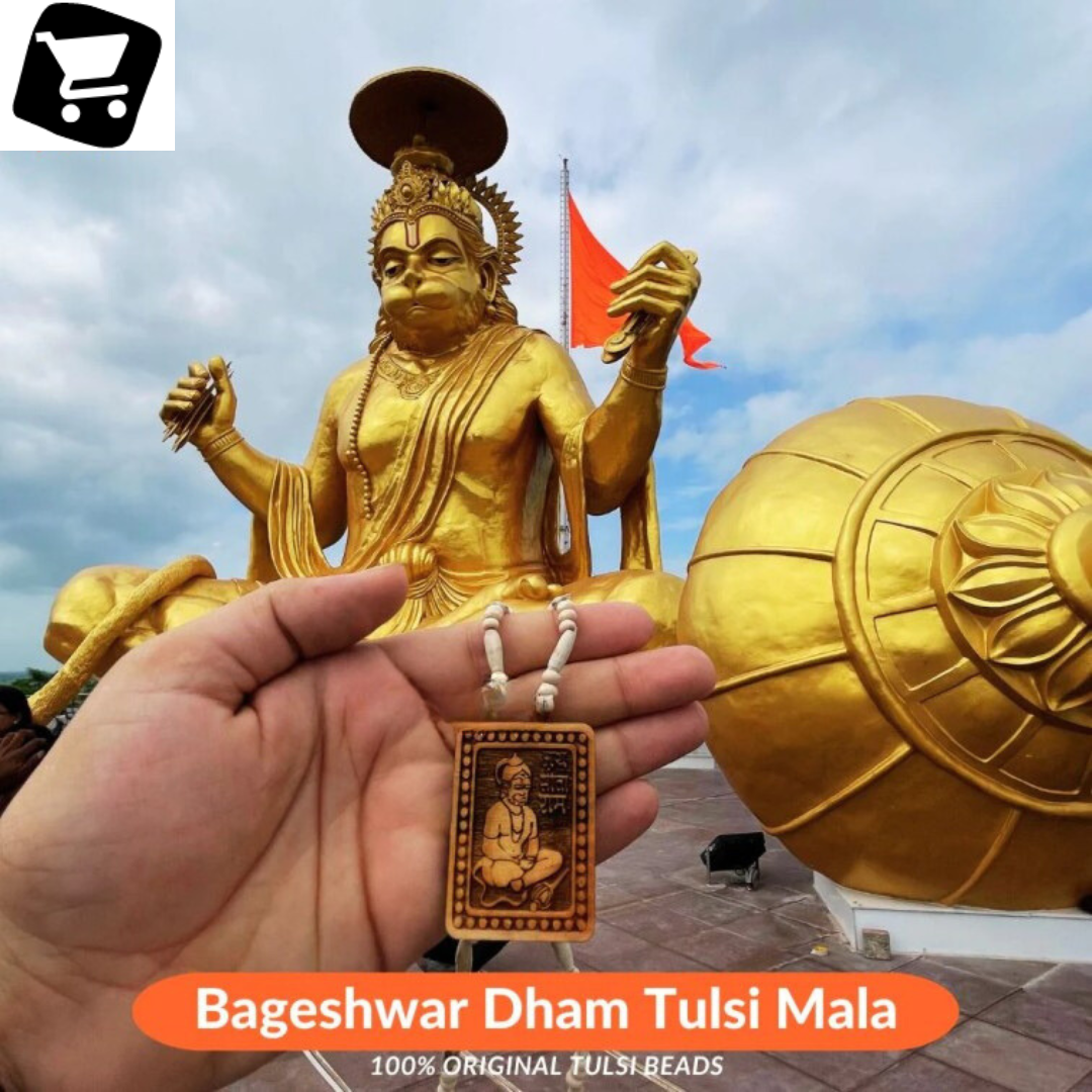 Bageshwar Dham Tulsi Mala (100% Original Tulsi bead)BUY 1 GET 1 FREE
